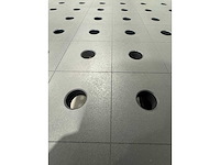 Nieuwe genitreerde gietijzeren lastafel/opspantafel - 2400x1200x20mm met maatvoering. - afbeelding 6 van  9
