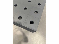 Nieuwe genitreerde gietijzeren lastafel/opspantafel - 2400x1200x20mm met maatvoering. - afbeelding 4 van  9