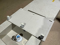 Nieuwe keramische wastafel 1200 x 500 mm met geïntegreerde wasbak - afbeelding 5 van  13