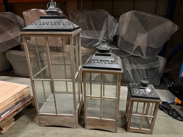 Nieuwe lantaarns set van 3 - afbeelding 1 van  5