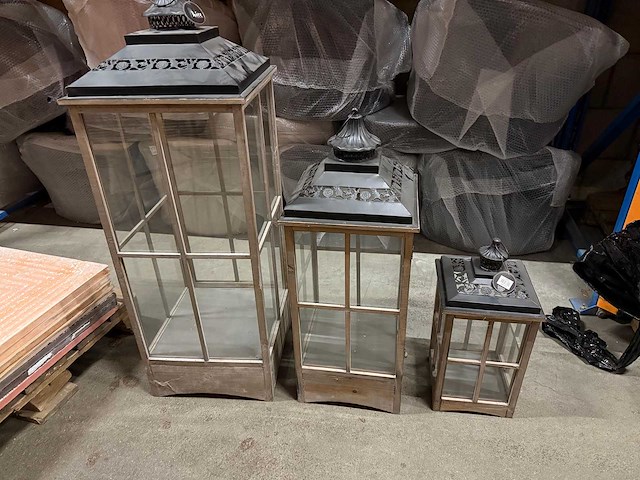 Nieuwe lantaarns set van 3 - afbeelding 5 van  5