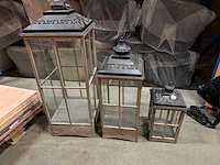 Nieuwe lantaarns set van 3 - afbeelding 5 van  5