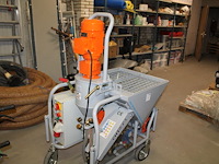 Nieuwe stukadoorsmachine putz p4 met pompmotor 5.5 kw, mengmotor 2.2 kw, capaciteit ca 25/45 l-min en trech...