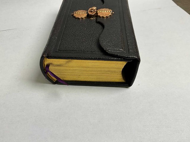 Nieuwe testament met gouden sluiting, 1884 - afbeelding 3 van  5
