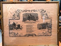 Nieuwjaarswens (nieuwjaarsprent) van de amsterdamse nachtwacht (ratelwacht) voor het jaar 1856, getiteld „de nachtwacht aan amstels burgerij, op 1 januari 1856“