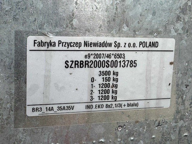 Niewiadow - autotransporter - 3 asser 2025 - lier + oprijplaten - 01-wrp-6 - afbeelding 6 van  15