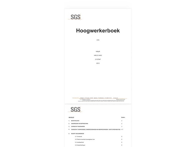 Niftylift - 2013 - hr21 d 4x4 20.8m werkhoogte - met hoogwerkerboek - 1612 uren - hoogwerker - afbeelding 11 van  19