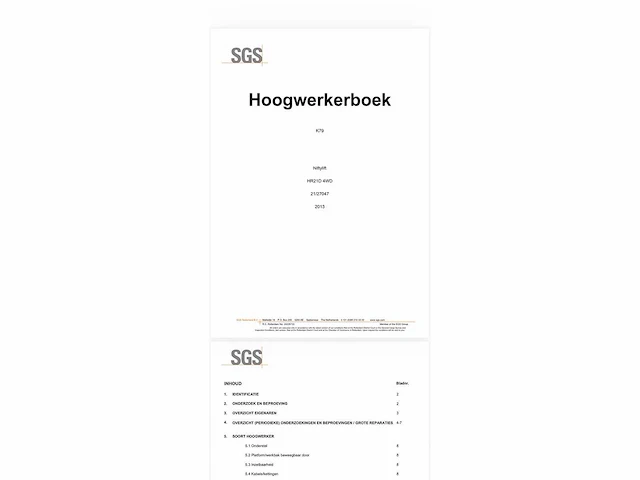 Niftylift - 2013 - hr21 d 4x4 20.8m werkhoogte - met hoogwerkerboek - 1612 uren - hoogwerker - afbeelding 14 van  26