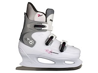Nijdam kunstschaats grace glider hardboot wit/zilver 39 - afbeelding 1 van  4
