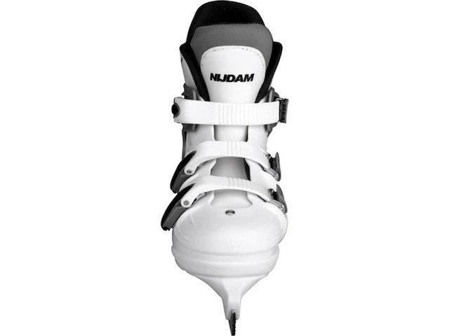 Nijdam kunstschaats grace glider hardboot wit/zilver 39 - afbeelding 3 van  4