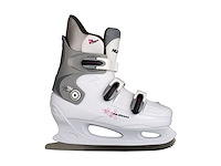 Nijdam kunstschaats grace glider hardboot wit/zilver 42 - afbeelding 1 van  3