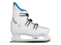 Nijdam kunstschaats hardboot wit/zilver/kobalt 41 - afbeelding 1 van  6