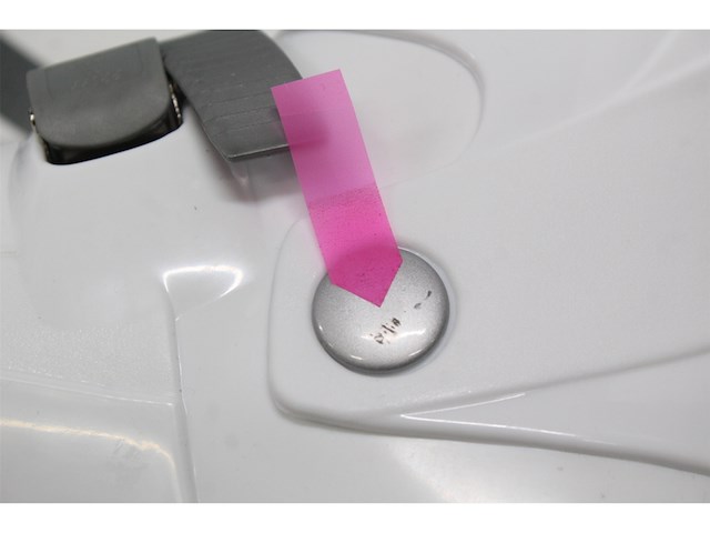 Nijdam kunstschaats hardboot wit/zilver/kobalt 41 - afbeelding 5 van  6