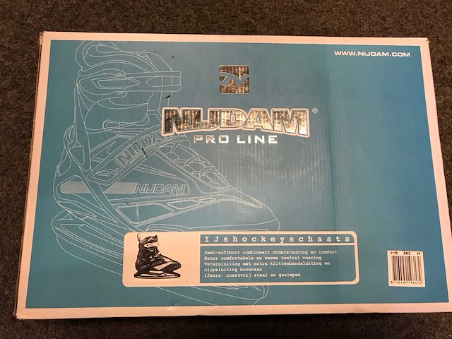 Nijdam mt 40 ijshockey schaatsen - afbeelding 2 van  2