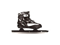 Nijdam norenschaats semi softboot pro line schaatsen unisex zwart maat 39 - afbeelding 1 van  3