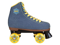 Nijdam retro rolschaatsen denim rebel denim blauw/geel 40 - afbeelding 1 van  3