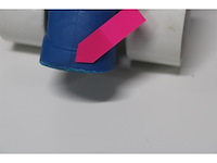 Nijdam rolschaatsen verstelbaar geo metricker blauw/rood/wit/zilvergrijs 25-28 - afbeelding 4 van  4