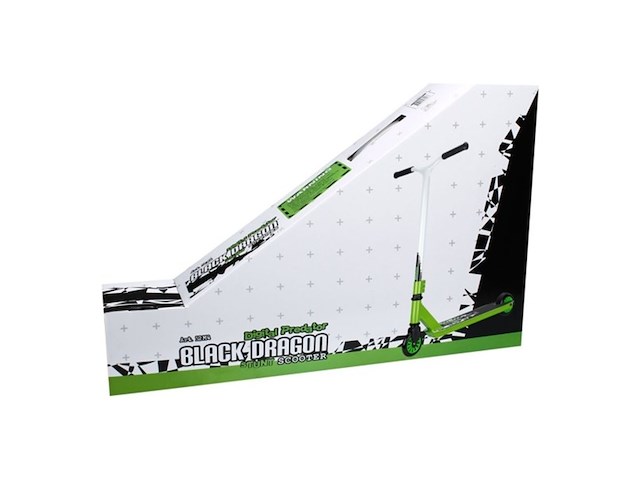 Nijdam vouwroller stunt scooter groen - afbeelding 2 van  6