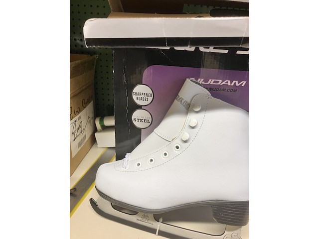 Nijdam witte schaatsen maat 34 - afbeelding 3 van  7