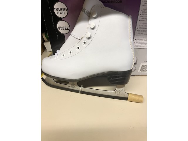 Nijdam witte schaatsen maat 34 - afbeelding 5 van  7