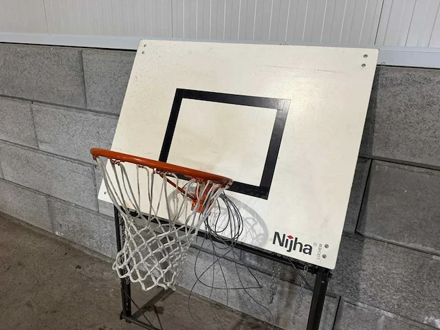 Nijha - opklapbare basketbalinstallatie (2x) - afbeelding 3 van  5
