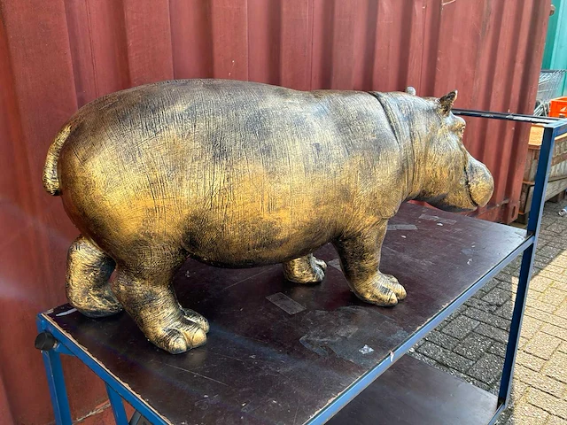 Nijlpaard beeld collectible - afbeelding 3 van  4
