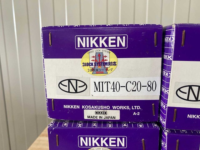 Nikken mit40-c20-80 tool holders (10x) - afbeelding 2 van  6