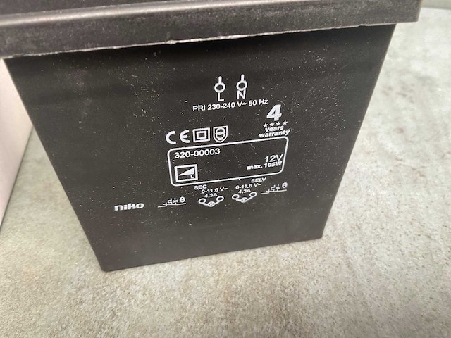 Niko kortsluitvaste gewikkelde 105w-bloktransformator - afbeelding 3 van  3
