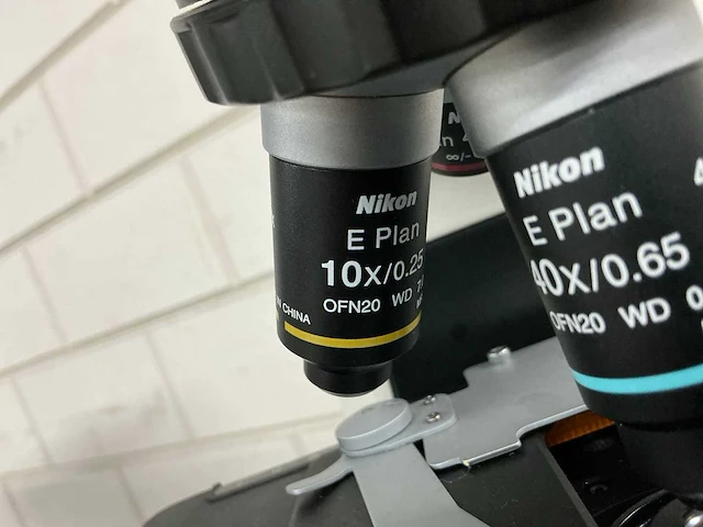 Nikon eclipse e200mv rs microscope - afbeelding 8 van  12
