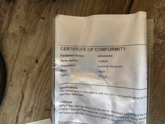 Nikon ne-10l theodolite - afbeelding 7 van  8