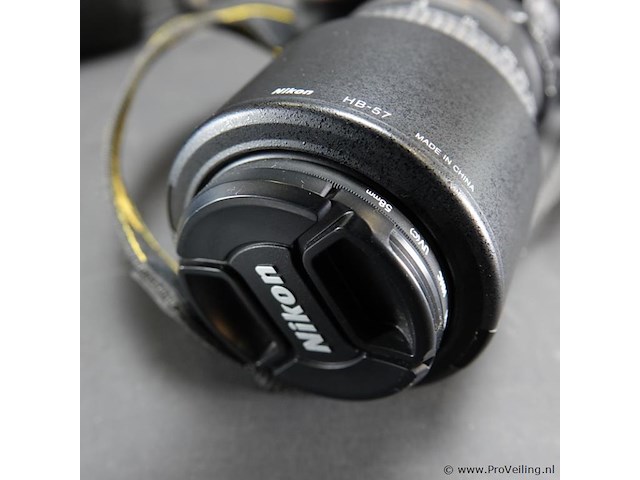 Nikon reflex d3300 camera in tas en met divers toebehoren - afbeelding 5 van  5