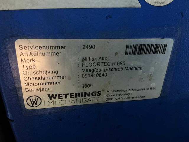 Nilfisk alto zit veegmachine - afbeelding 18 van  28