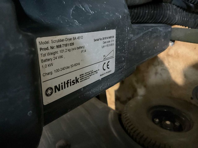 Nilfisk ba 651/ 451d schrob-/ zuigmachine (2x) - afbeelding 6 van  14