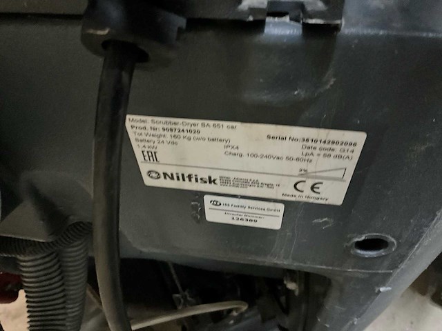 Nilfisk ba 651 ecoflex schrob-/ zuigmachine (2x) - afbeelding 2 van  14