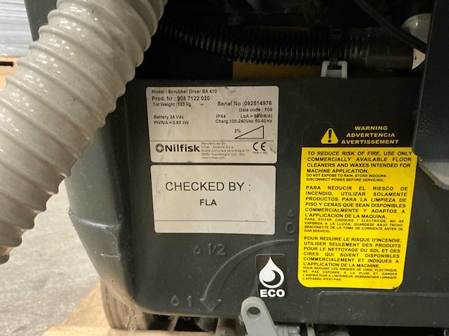 Nilfisk ba410 vloerreiniger - afbeelding 5 van  6