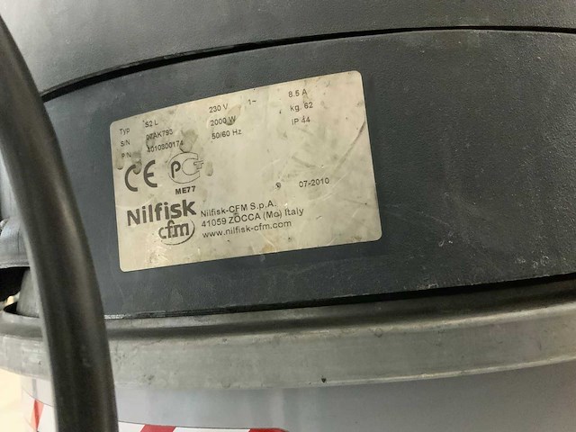 Nilfisk cfm s2l industriële stofzuiger - afbeelding 6 van  6