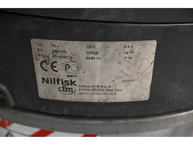Nilfisk cfm s2l industriële stofzuiger - afbeelding 4 van  4