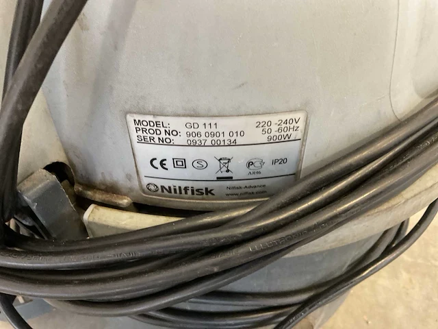 Nilfisk gd 111 eco stofzuiger - afbeelding 3 van  3