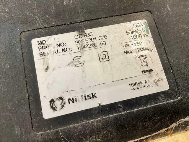 Nilfisk gd 930 stofzuiger - afbeelding 6 van  6
