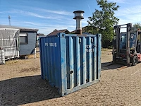 Nilfisk hogedrukreiniger in container