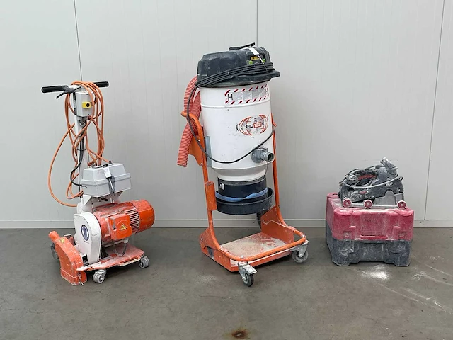 Nilfisk industriële stofzuiger, vloerbewerkingsmachine en agp sleuvenzaag - afbeelding 4 van  9