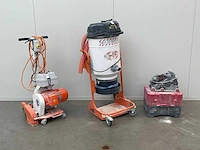 Nilfisk industriële stofzuiger, vloerbewerkingsmachine en agp sleuvenzaag - afbeelding 4 van  9