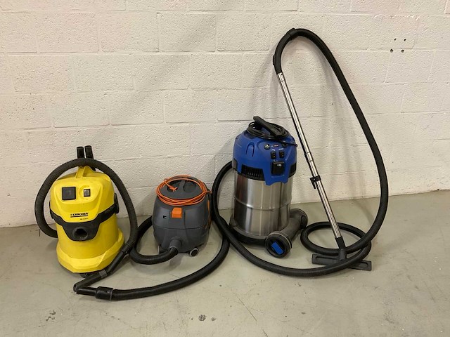 Nilfisk, kärcher multi ii 30 t industriële stofzuiger (3x) - afbeelding 1 van  5