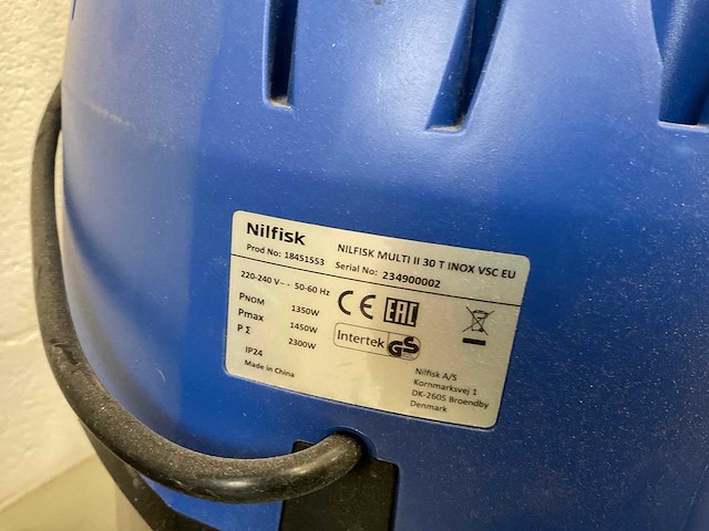 Nilfisk, kärcher multi ii 30 t industriële stofzuiger (3x) - afbeelding 4 van  5