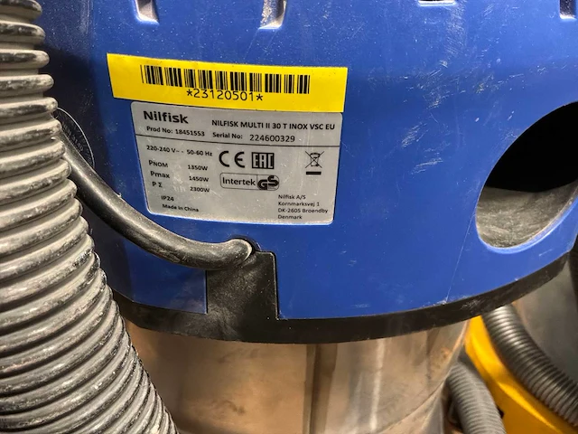 Nilfisk multi ll 30 t industriële stofzuiger (2x) - afbeelding 4 van  4