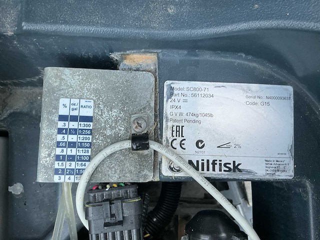 Nilfisk sc800 ecoflex schrobmachine - afbeelding 7 van  17