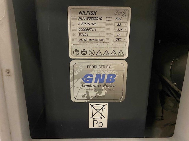 Nilfisk sr1601 zelfrijdende veegmachine - afbeelding 5 van  13