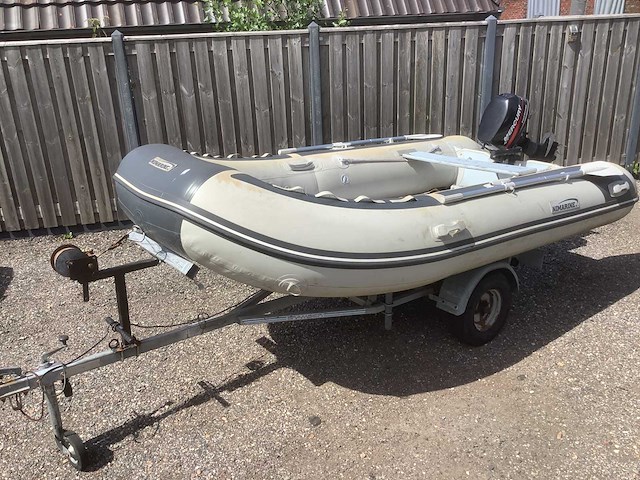 Nimarine rubberboot met 5pk mercury buitenboordmotor - afbeelding 1 van  8