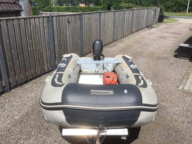 Nimarine rubberboot met 5pk mercury buitenboordmotor - afbeelding 2 van  8