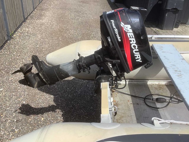 Nimarine rubberboot met 5pk mercury buitenboordmotor - afbeelding 4 van  8